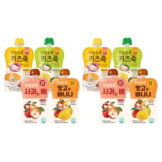 2ucareS 孩童粥 2入+蔬果泥 2入組, 2組, 100g