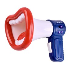大嘴巴變聲擴音器 派對用品, 白色, 1個