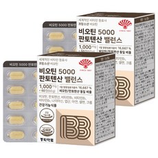 Dongwha Pharm 生物素 5000 泛酸平衡錠, 60顆, 1g, 2盒