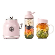 DANMI 復古迷你攪拌機 BLS01, BLS01(粉紅色)