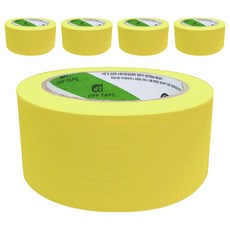 Shin Hung 遮蔽膠帶 黃色 48mm x 40m, 5個