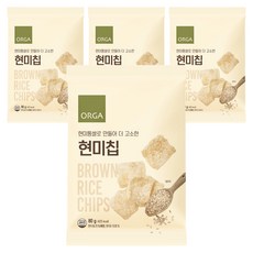 올가홀푸드 현미칩, 80g, 4개