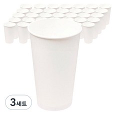 더빈썸 무지 종이컵 380ml, 100개입, 3세트