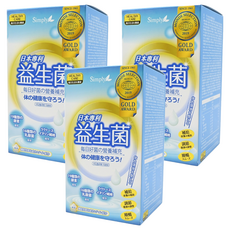 Simply 新普利 益生菌 Set, 3600億好菌, 專利綜合蔬果酵素, 龍根菌、比菲德氏菌, 30包, 60g, 3盒