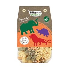 little pasta 小小帕斯達 動物造型義大利麵 1歲以上, 250g, 1包
