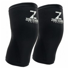 ZERO TO HERO Health 氯丁橡膠護肘, 1雙, 黑色
