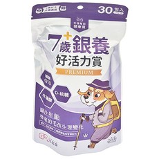 MAOUP 毛起來 毛孩每日健康賞 7歲+銀養好活力賞 營養品, 心血管保養, 30包, 1袋