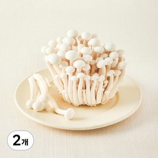 친환경 흰색 만가닥 버섯, 150g, 2개