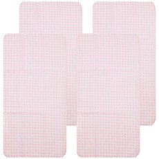 PUKU 藍色企鵝 典雅紗布澡巾2入, 棉紗材質, 舒適呵護, 粉色, 4條