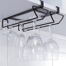 MEO 雙層紅酒杯架, 黑色, 1個