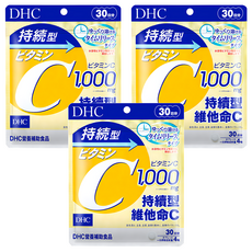 DHC 持續型維他命C 350mg, 120顆, 3包