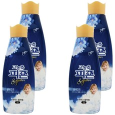 碧珍 濃縮衣物柔軟精 清爽花香, 1L, 4瓶