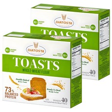 Diatosta 全麥吐司餅乾, 300g, 2盒