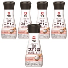 CJ BEKSUL 白雪 日曬鹽花 燒烤鹽, 5個, 180g