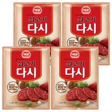 해표 쇠고기다시, 2kg, 4개