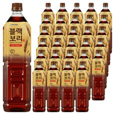하이트진로 블랙보리차 음료, 1.5L, 36개