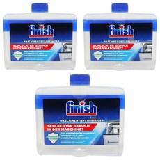 finish 洗碗機體清潔劑, 250ml, 3瓶