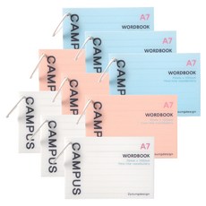 2Youngdesign 校園A7有線圈單字本 60張, 隨機出貨, 9個