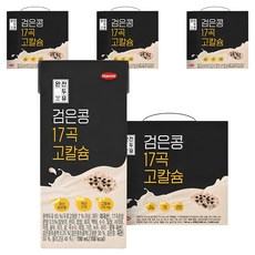 한미 완전두유 검은콩 17곡 고칼슘, 190ml, 80개