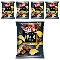 卡迪那 經典系列 牛排口味 洋芋片, 58g, 5包