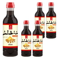 EN FOOD 煙燻燒烤醬, 5個, 470ml