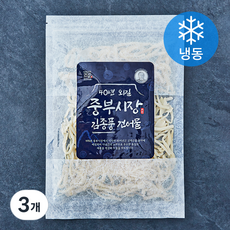 중부시장 김종풍 백진미채 (냉동), 3개, 150g