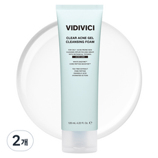 비디비치 클리어 아크네 젤 클렌징 폼, 120ml, 2개
