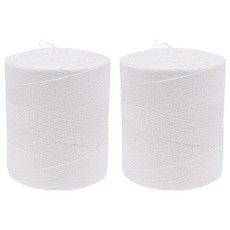 Gujeong 40支大容量鉤針線, 102 象牙白, 2個