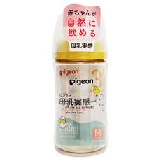 pigeon 貝親 母乳實感PPSU耐熱奶瓶, 240ml, 1個, 小雞