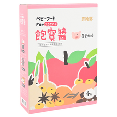 農純鄉 飽寶醬 4包, 蘋果肉燥, 480g, 1盒