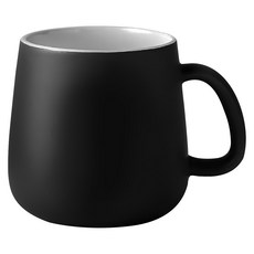 小麥購物 消光馬克杯 300ml C118 2個, 質感黑, 1組