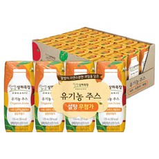 Maeil Sangha Farm 蘋果橘子羽衣甘藍綜合蔬果汁, 125ml, 24入