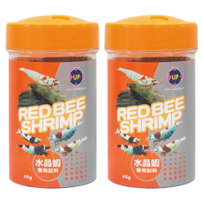 UP AQUA 雅柏 水晶蝦專用飼料 E-227, 45g, 2罐