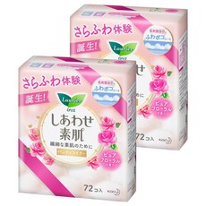 Laurier 蕾妮亞 F系列 舒適護墊 花香, 72片, 14cm, 2包