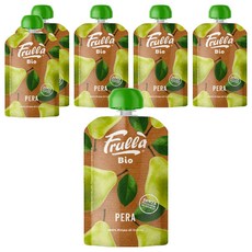 네추럴누바 유기농 생과일 누바 푸루라 짜먹는 퓨레, 배, 100g, 6개