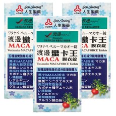 Jen Sheng 人生製藥 蠻卡王 MACA 膜衣錠, 80顆, 3罐