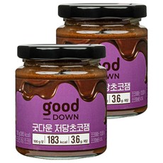 그림의빵 굿다운 저당 초코잼, 210g, 2개