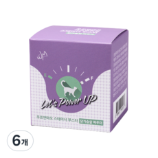 우프앤먀오 고양이 유산균 파우더 닭, 6개, 닭가슴살, 40g