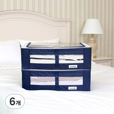 Joeun Living Color Under Bed收納箱, 海軍藍, 6個