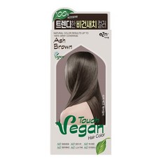 eZn 터치 비건 헤어컬러, 애쉬브라운, 1개