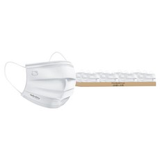 PROWORLDCUP Hello Kitty 中型口罩, 1個, 100張, 白色