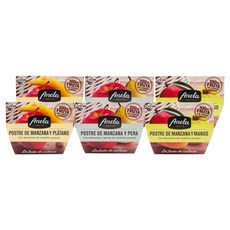 Anela 鮮果泥3款組, 芒果口味 + 香蕉口味 + 蘋果水梨口味, 600g, 2組