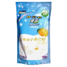 優香小蘇打粉 700g 天然橘油添加 多用途清潔 廚房除臭, 1入