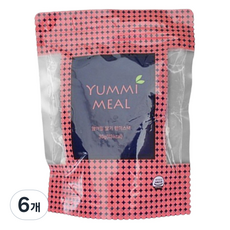얌이밀 유아용 현미스낵, 딸기맛, 30g, 6개
