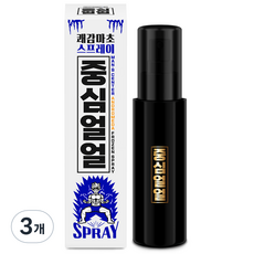 중심얼얼 쾌감마초 스프레이 뿌리는 남성청결제, 100ml, 3개