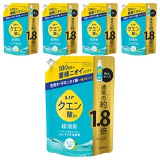 Lenor 蘭諾 檸檬酸消臭衣物漂洗劑 特大補充包 清新綠香, 690ml, 5包