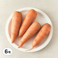 밀양 흙당근, 1kg, 6개