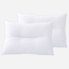 LInTTon 超細纖維C字型頸椎枕芯, 白色的