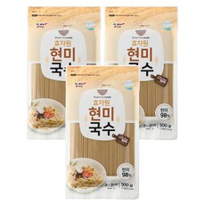 효자원 현미국수, 500g, 3개