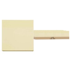 N次貼 超粘便條本 3x3in/76x76mm 180張/2本/包, 黃色, 2個, 6組